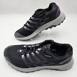 Merrell Fly Strike J067236 Women's Running Shoes Size 9.5 Black Lilac NEW NWOT